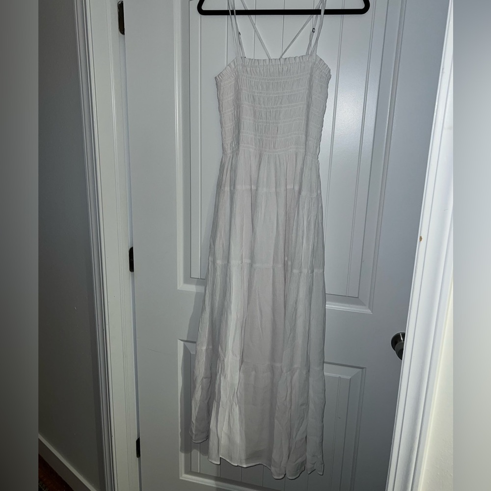 NWT Abercrombie White Maxi Dress